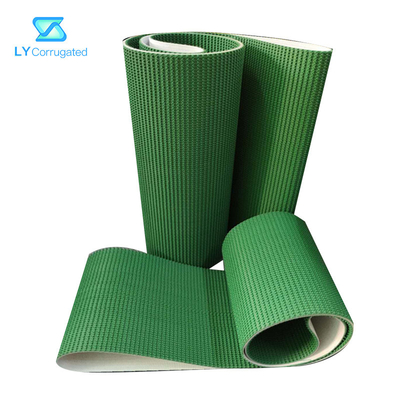 Golfkarton Groen pvc die Transportband voor Automandstapelaar neigen