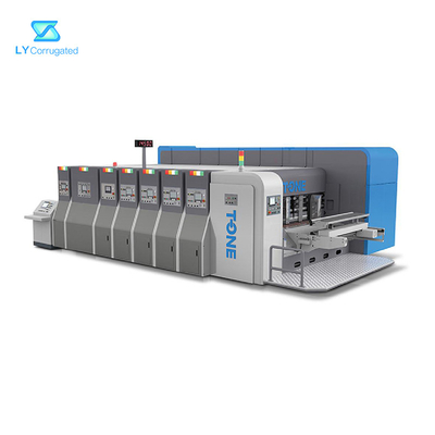 De Printer Slotter Machine van 1200×2760 Flexo, dat Matrijzensnijmachine inlast